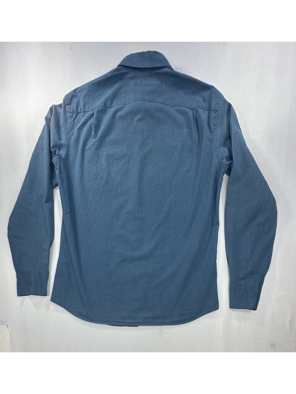 J Crew Mercantile Slim Flex 100% Cotton Button Up Blue Men M